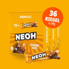 NEOH Schokoriegel Caramel Nuts Bar: 12x Riegel ohne Zucker, 10+2 Sparpack (3,4 g anrechenbare KH* je Riegel)