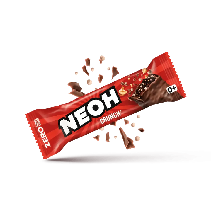 NEOH bar, NEOH Crunch Bar: 12x sugar-free chocolate bars, 10+2 value pack (2.7 g countable carbs* per bar)