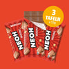 NEOH Hazelnut Chocolate, keto chocolate and sugar-free low-carb chocolate (3 g countable carbs* per bar)