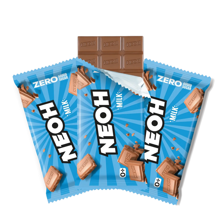 NEOH Schokolade Milch: Low Carb Schokolade ohne Zucker, keto (7,7 g anrechenbare KH* je 100 g)