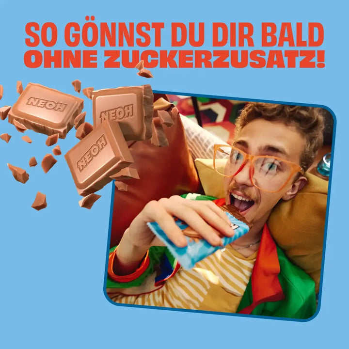 NEOH Schokolade Milch: Low Carb Schokolade ohne Zucker, keto (7,7 g anrechenbare KH* je 100 g)