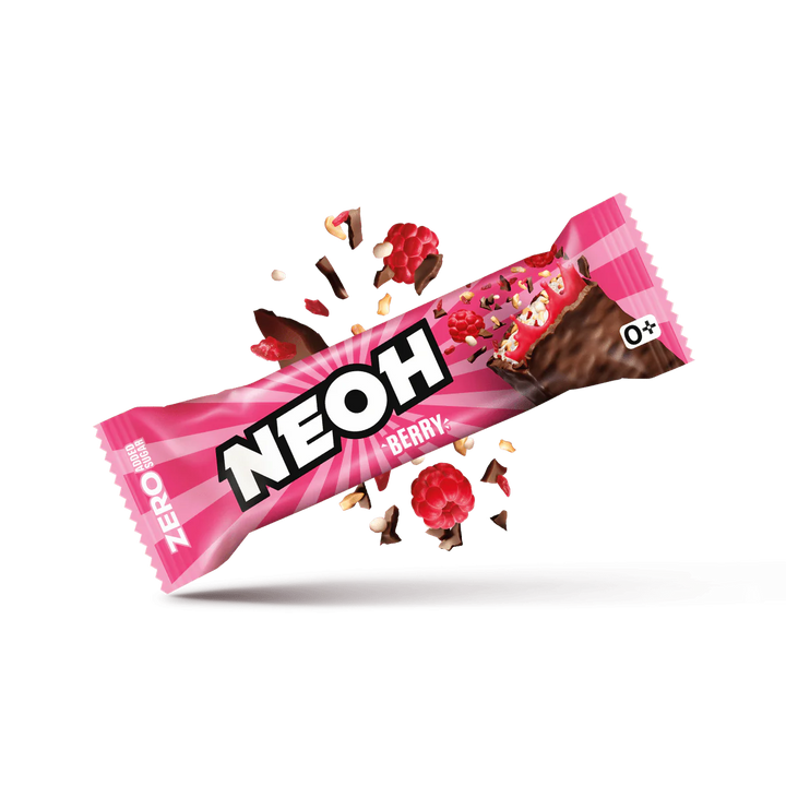 NEOH BERRY BAR - beeriger Schokoriegel ohne Zucker - nur 3g anrechenb. KH/Riegel
