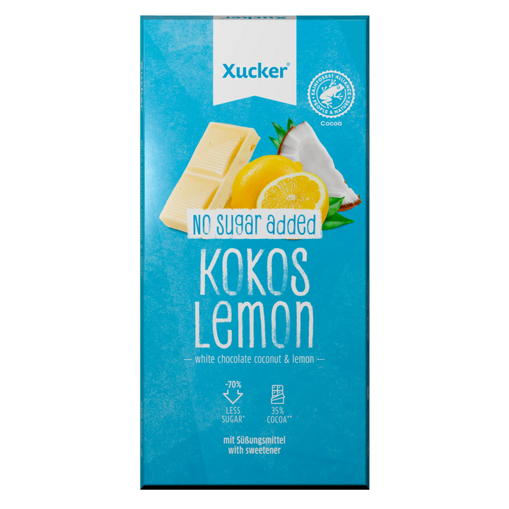 Noix de coco et flocons de chocolat - seulement 14 g comptables. Glucides/100g