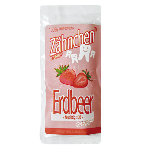 Zähnchen® ERDBEERE Xylitol Bonbons ohne BE